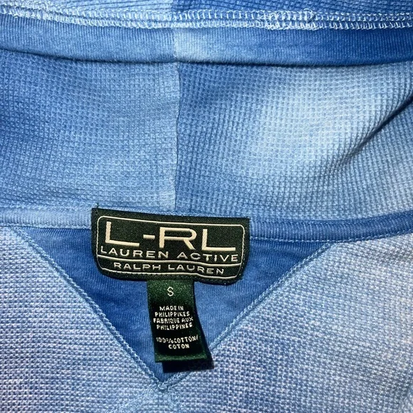 Ralph Lauren Blue Tie-Dye Hoodie - Picture 3 of 3